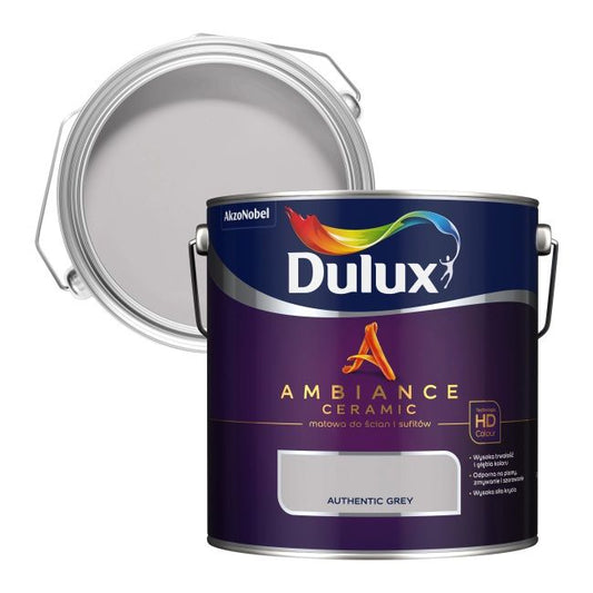 Dulux Ambiance Ceramic maling authentic grey 2,5 l