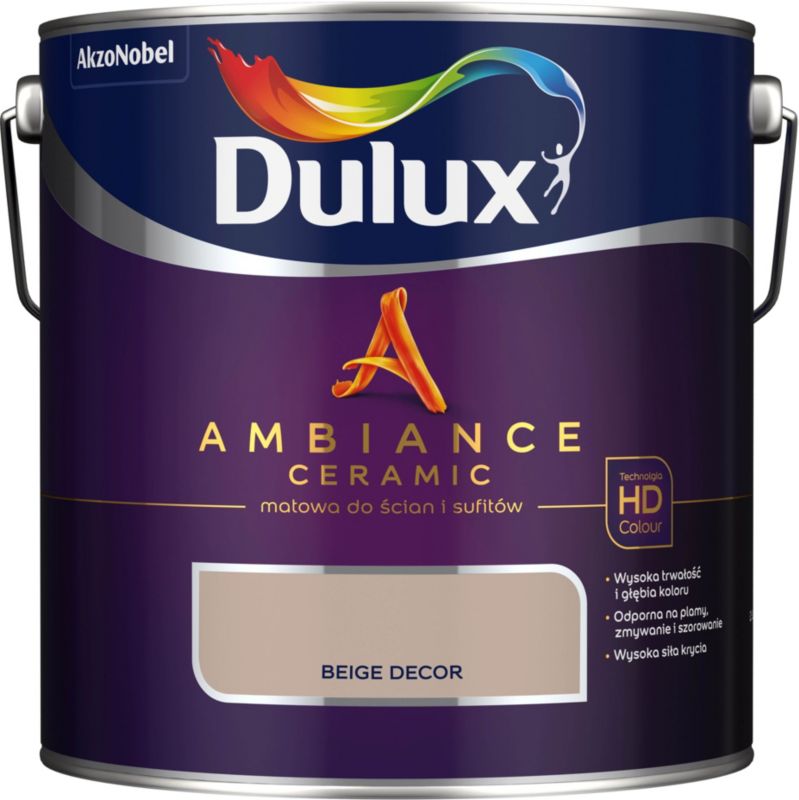 Dulux Ambiance Ceramic beige decor maling 2,5 l