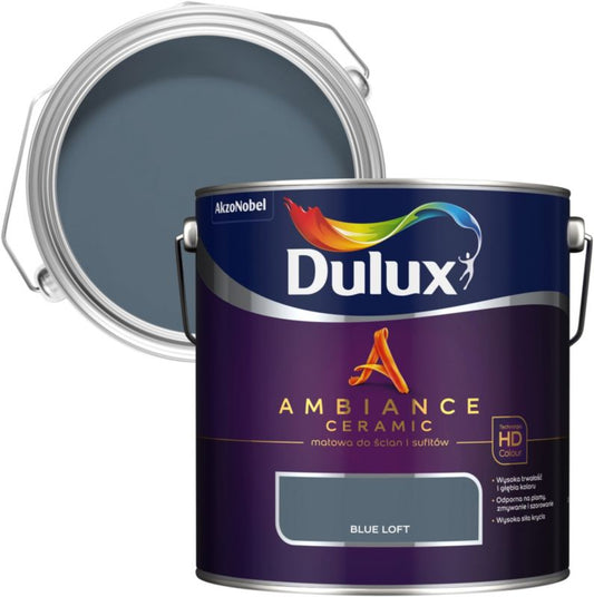 Dulux Ambiance Ceramic blue loft maling 2,5 l