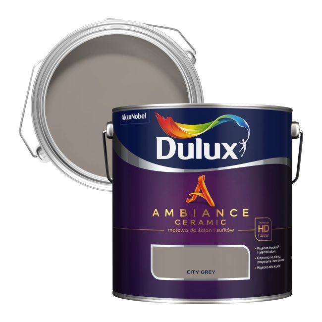Dulux Ambiance Ceramic city grey maling 2,5 l