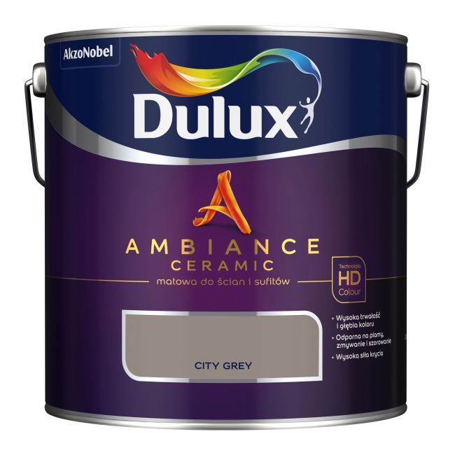 Dulux Ambiance Ceramic city grey maling 2,5 l
