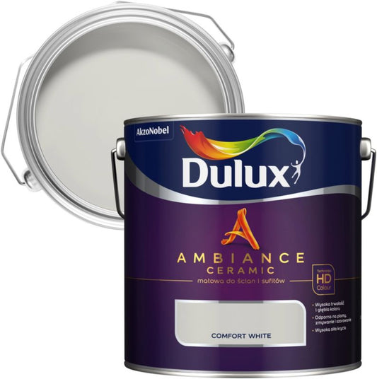 Dulux Ambiance Ceramic comfort white maling 2,5 l