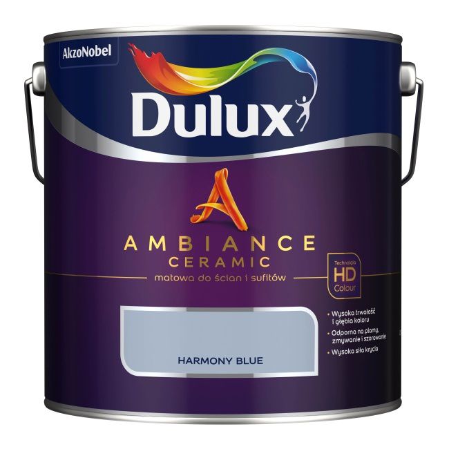 Dulux Ambiance Ceramic harmony blue maling 2,5 l