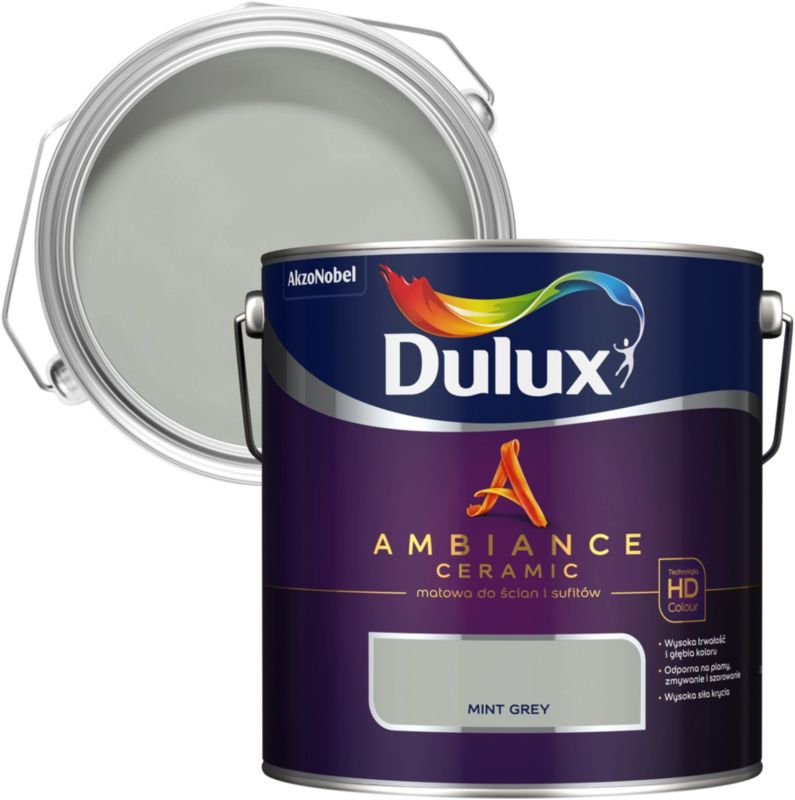 Dulux Ambiance Ceramic mint grey maling 2,5 l