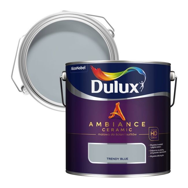 Dulux Ambiance Ceramic maling trendy blå 2,5 l