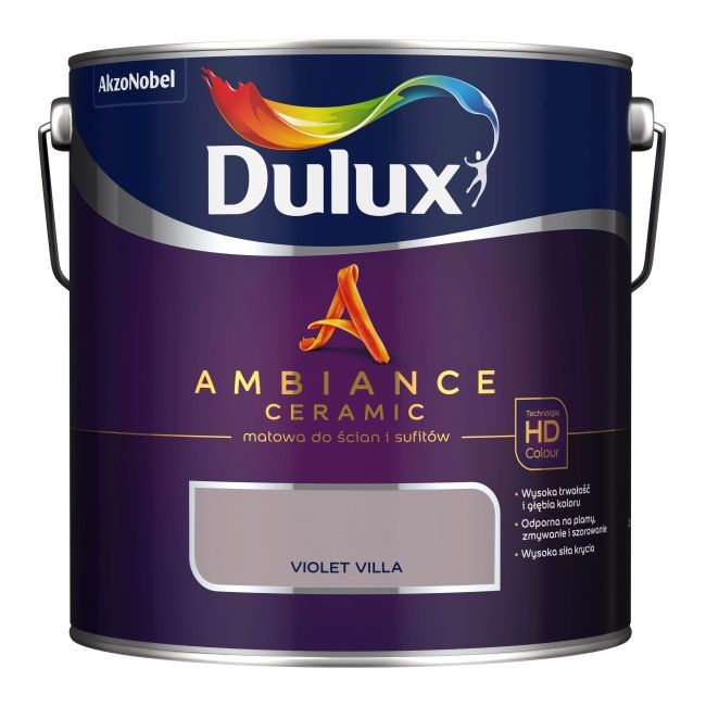 Dulux Ambiance Ceramic violet villa maling 2,5 l