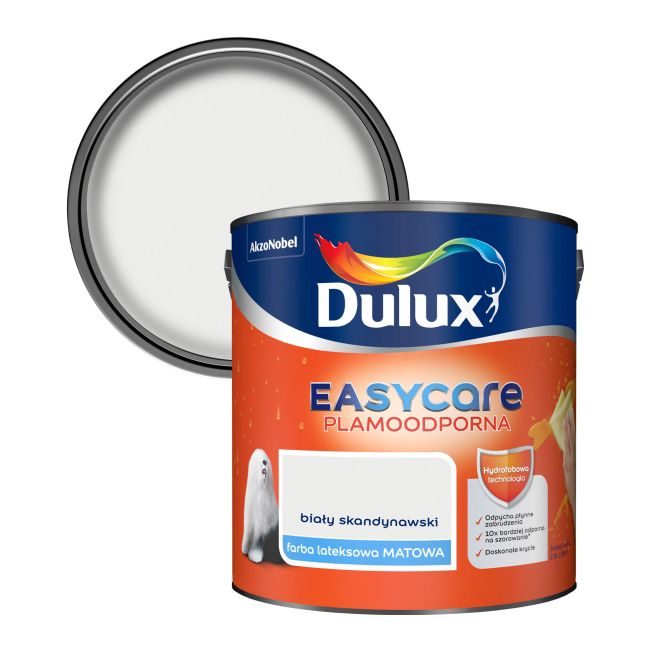 Dulux EasyCare maling skandinavisk hvid 2,5 l