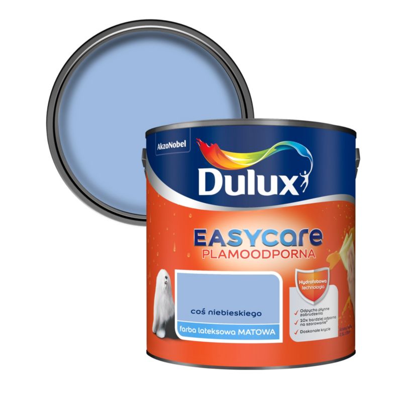 Dulux EasyCare maling i blå nuance 2,5 l