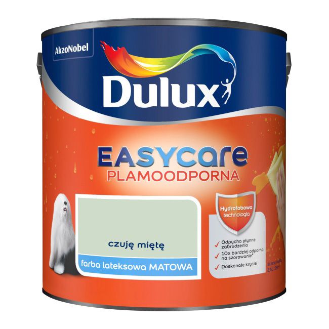 Dulux EasyCare maling i farven Mintfølelse 2,5 l