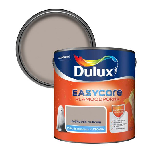 Dulux EasyCare maling i blid trøffelfarve 2,5 l