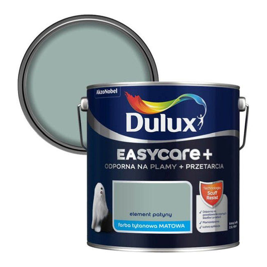 Dulux EasyCare+ maling i farven Patinaelement, 2,5 l