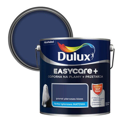Dulux EasyCare+ maling i granat - førsteklasses, 2,5 l