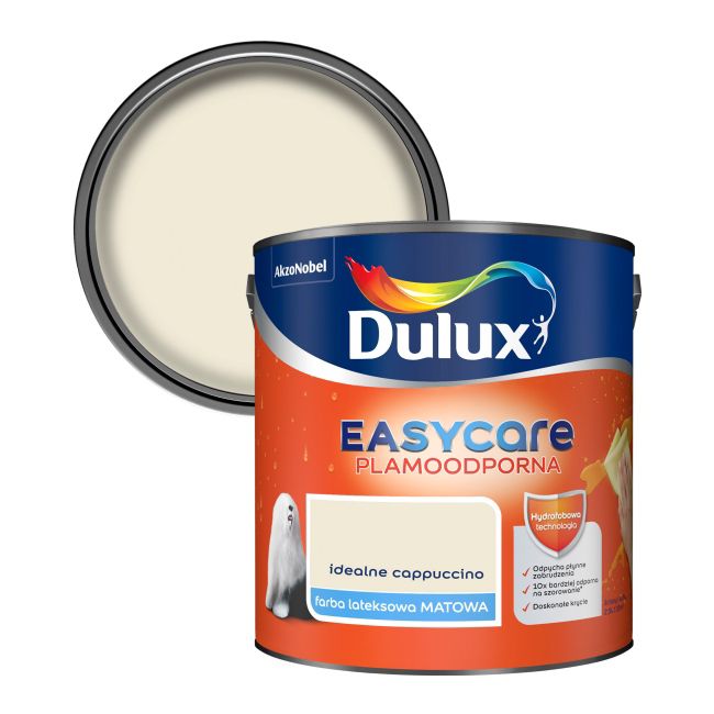 Dulux EasyCare maling i farven ideel cappuccino 2,5 l