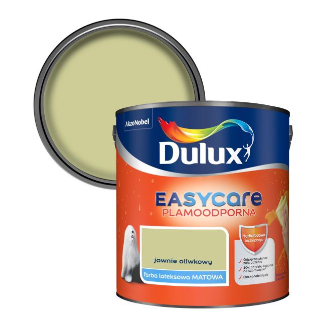 Dulux EasyCare maling i åben olivengrøn 2,5 l