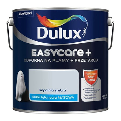 Dulux EasyCare+ maling sølvmine 2,5 l