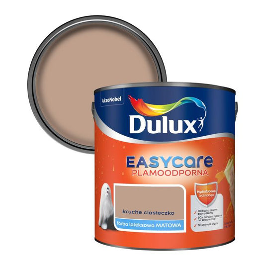 Dulux EasyCare maling i farven sprød småkage 2,5 l
