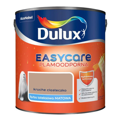 Dulux EasyCare maling i farven sprød småkage 2,5 l