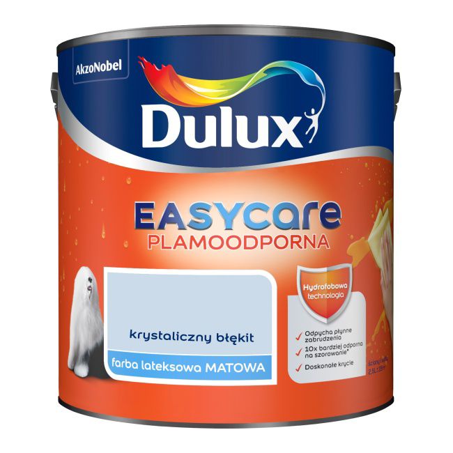 Dulux EasyCare maling krystalklar blå 2,5 l