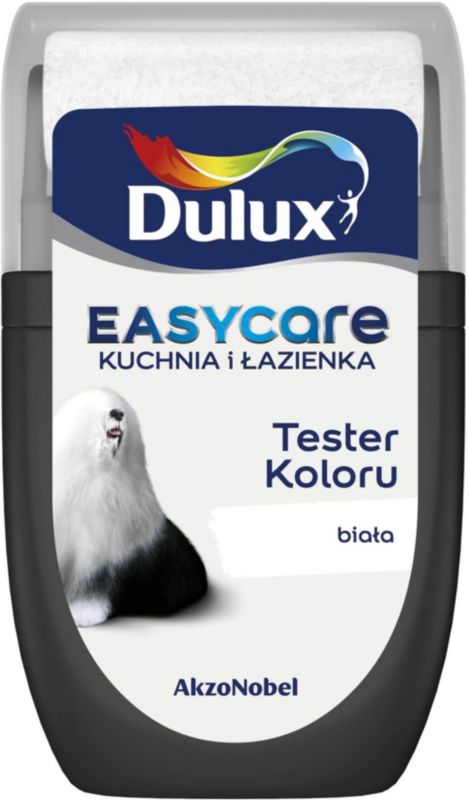 Dulux EasyCare køkken og badeværelse maling hvid mat 30 ml
