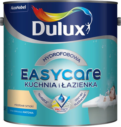 Dulux EasyCare maling til køkken og badeværelse i farven honningnuancer 2,5 l