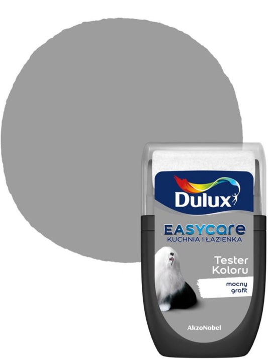 Dulux EasyCare Køkken og Badeværelse maling stærk grafit 30 ml