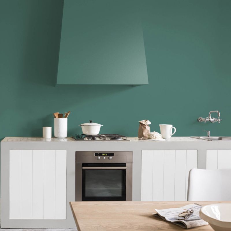 Dulux EasyCare maling til køkken og badeværelse, eksemplarisk smaragdgrøn, 30 ml