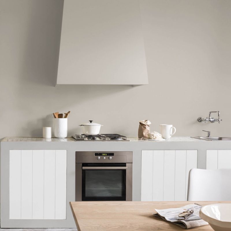 Dulux EasyCare maling til køkken og badeværelse gråt lærred 30 ml
