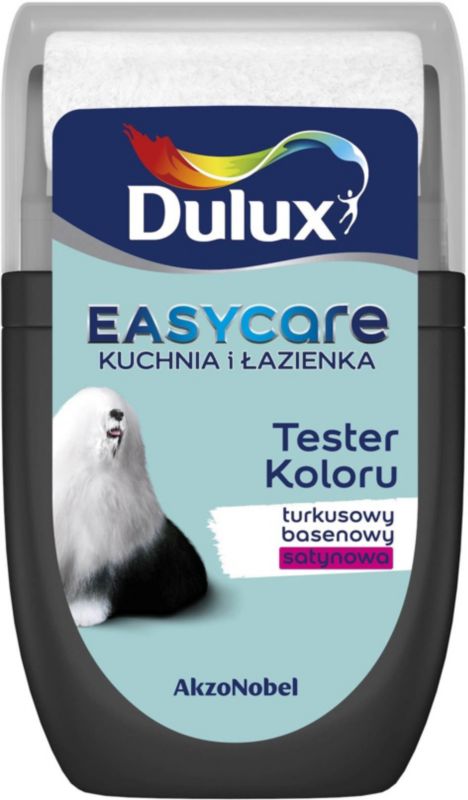 Dulux EasyCare køkken og badeværelse maling turkis pool satin 30 ml