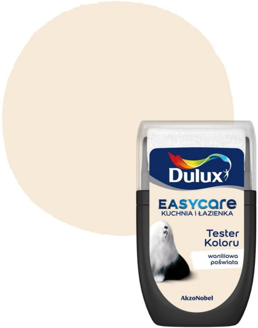 Dulux EasyCare køkken- og badeværelsesmaling i vanilje-glød, 30 ml