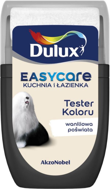 Dulux EasyCare køkken- og badeværelsesmaling i vanilje-glød, 30 ml
