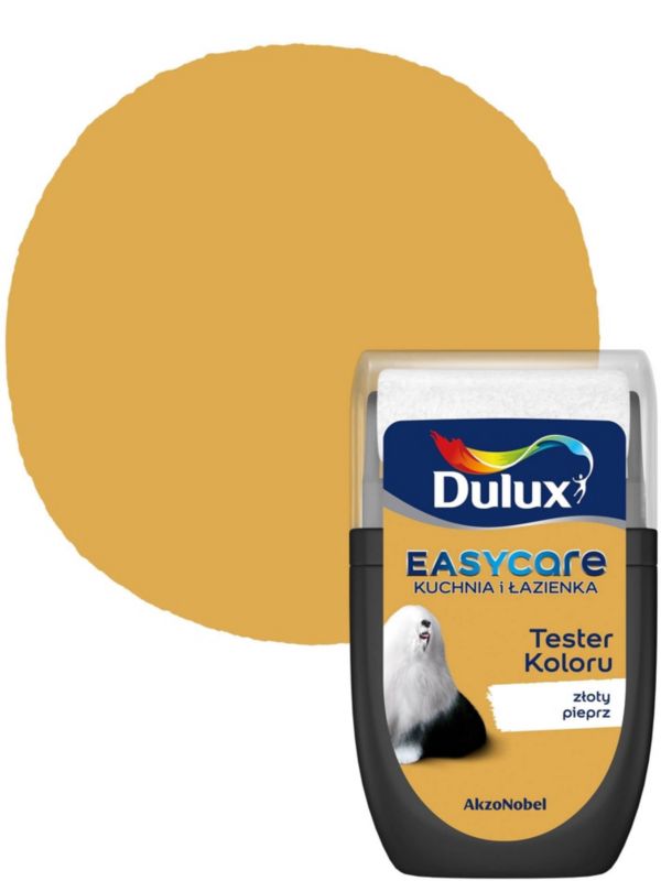 Dulux EasyCare Køkken og Badeværelse maling i farven Guldpeber 30 ml