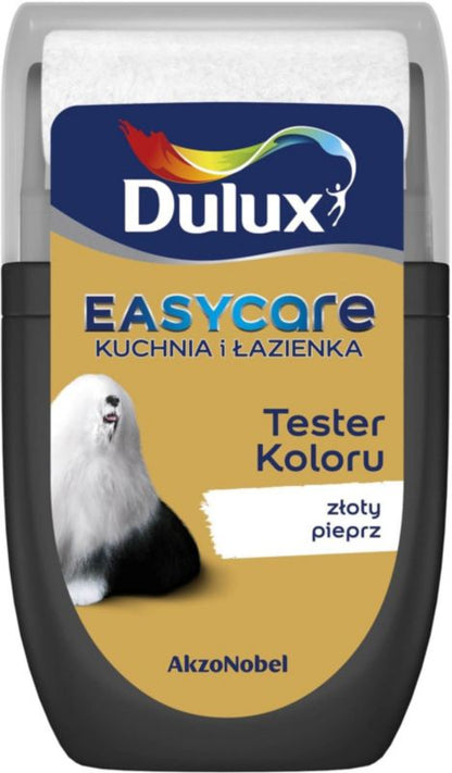 Dulux EasyCare Køkken og Badeværelse maling i farven Guldpeber 30 ml