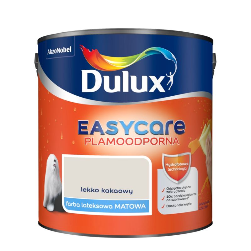 Dulux EasyCare maling let kakaofarvet 2,5 l