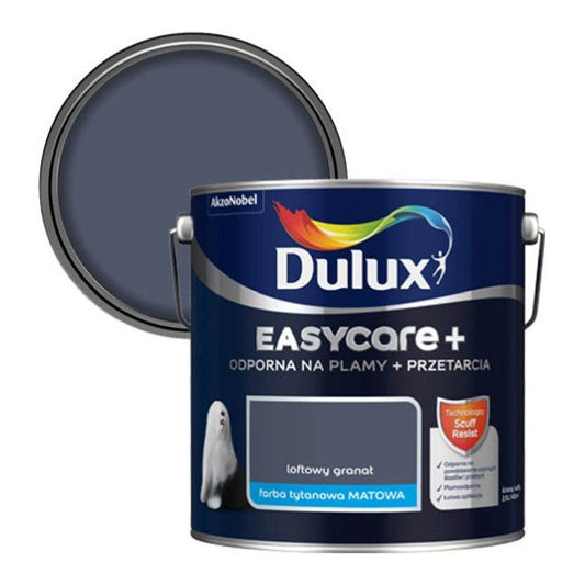Dulux EasyCare+ maling i loftblå, 2,5 l