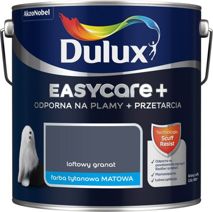 Dulux EasyCare+ maling i loftblå, 2,5 l