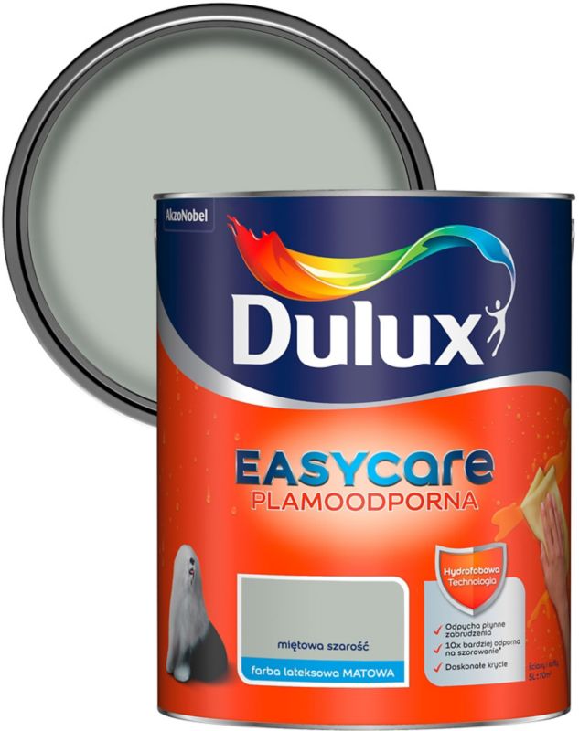 Dulux EasyCare maling i mintgrå 5 l