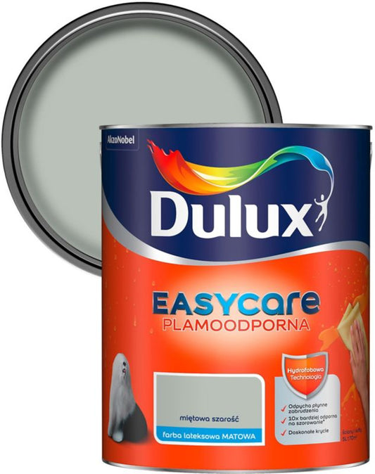 Dulux EasyCare maling i mintgrå 5 l