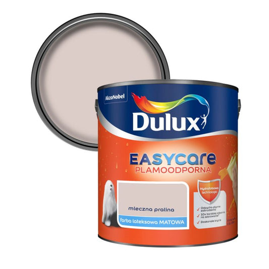 Dulux EasyCare maling i farven Mælkepralin 2,5 l