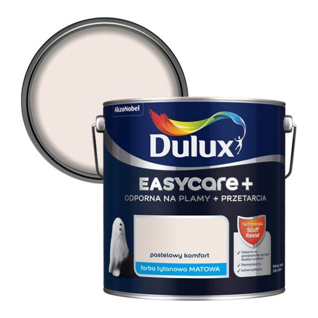 Dulux EasyCare+ maling pastelkomfort 2,5 l