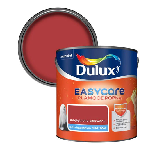 Dulux EasyCare maling dyb rød 2,5 l