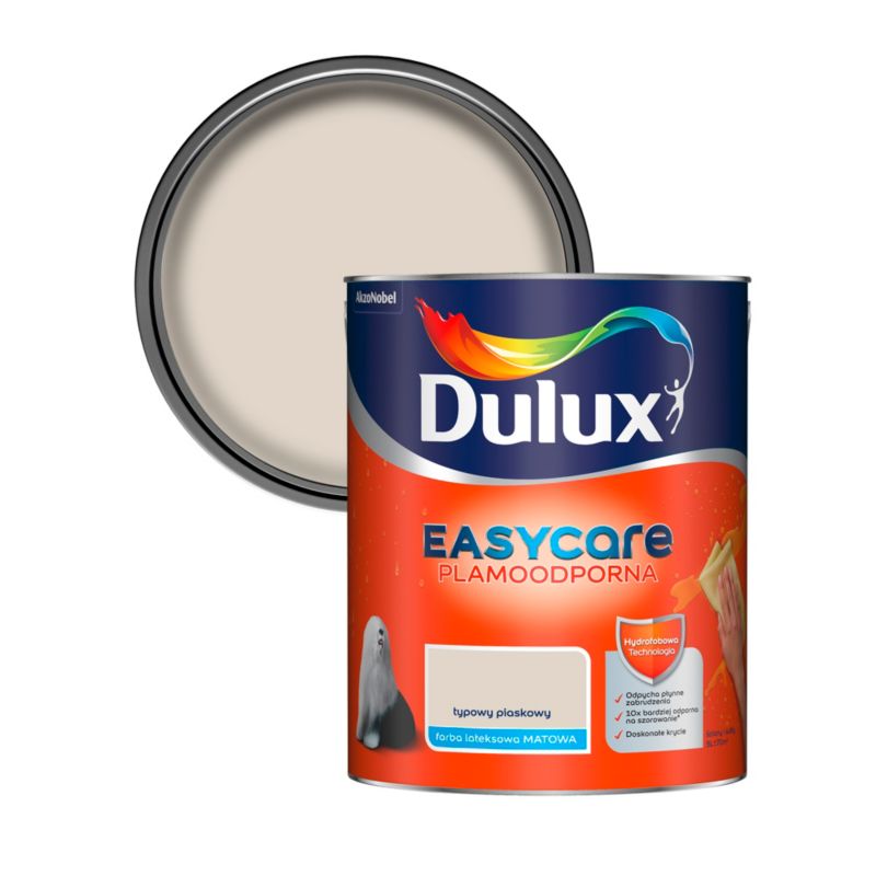 Dulux EasyCare maling i typisk sandfarve 5 l