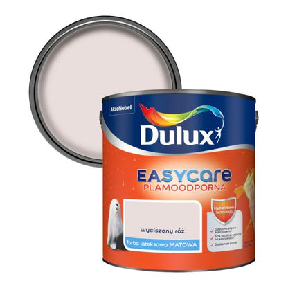 Dulux EasyCare mat-støvet rosa maling 2,5 l