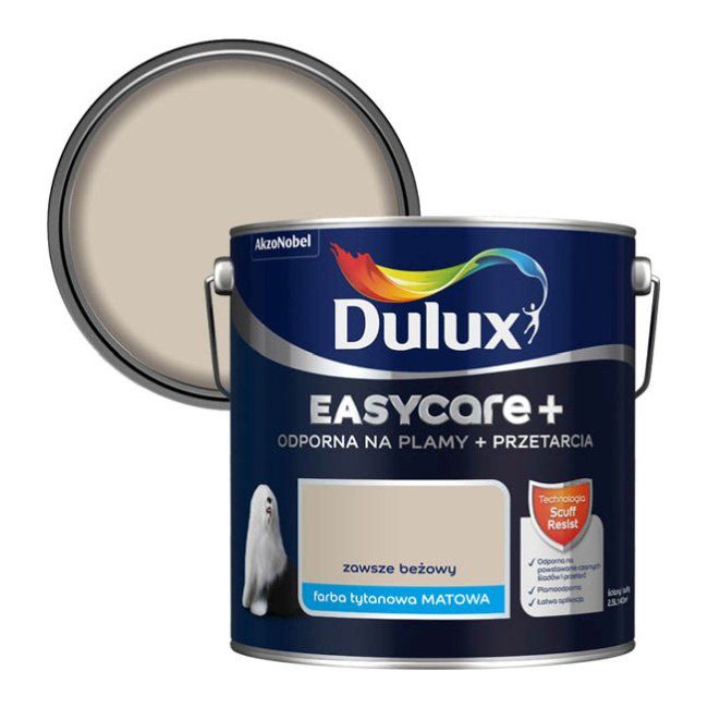 Dulux EasyCare+ maling altid beige 2,5 l