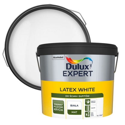 Dulux Expert Latex hvid maling 9 l