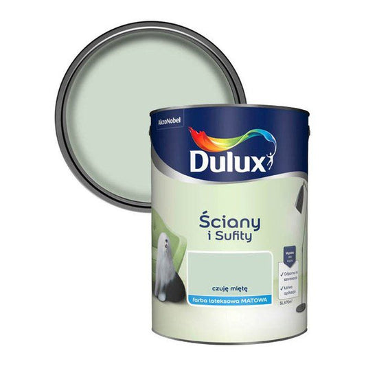 Dulux vægmaling og loftmaling "Jeg føler mynte" 5 l