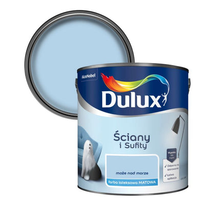 Dulux Vægge og Loft maling 'Kan ved havet' 2,5 l