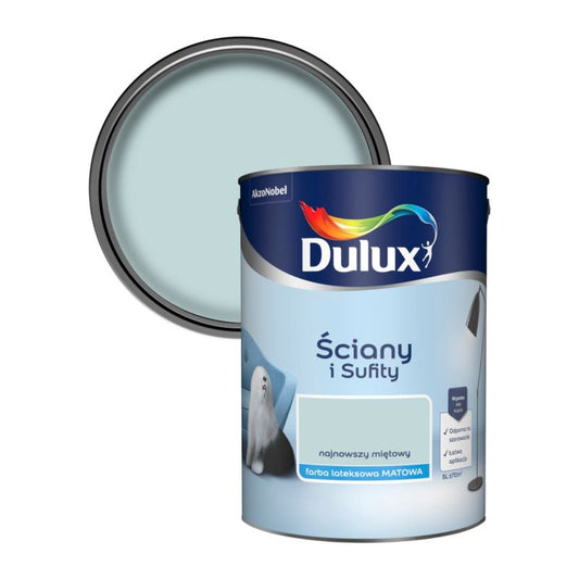 Dulux vægmaling og loftmaling i ny mintfarve 5 l