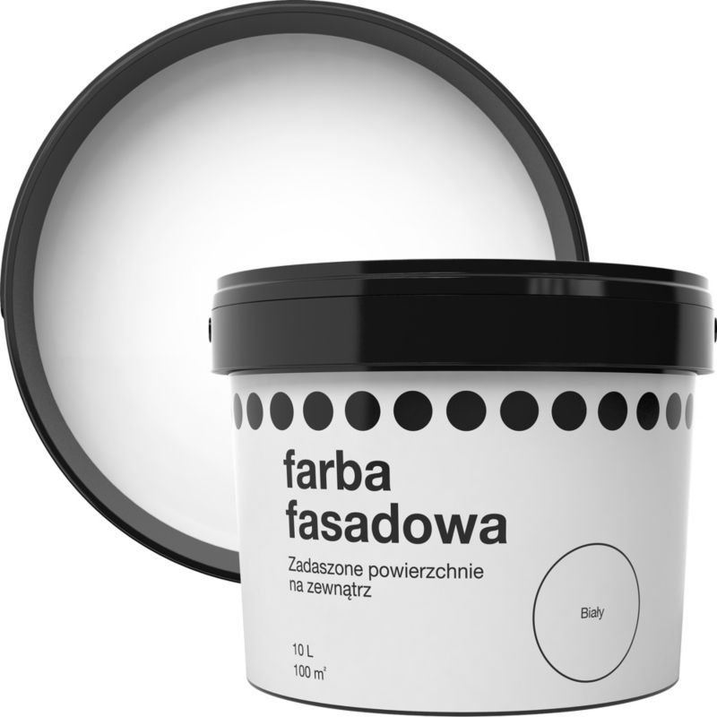 Hvid facadefarve 10 l