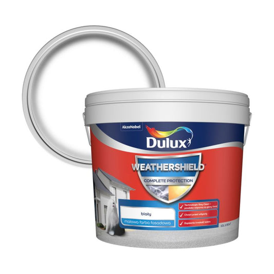 Dulux Complete facadefarve hvid 10 l