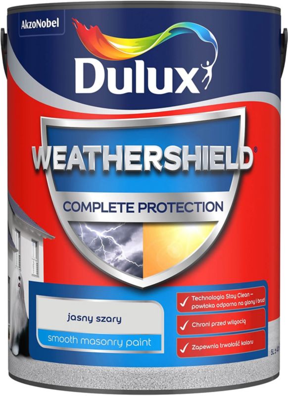 Dulux Complete facadefarve lys grå 5 l